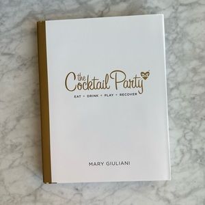 NWT Mary Giuliani Cocktail Book